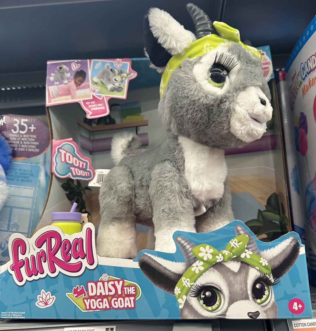 The furReal Daisy the Yoga Goat Interactive Toy! - Home of The
