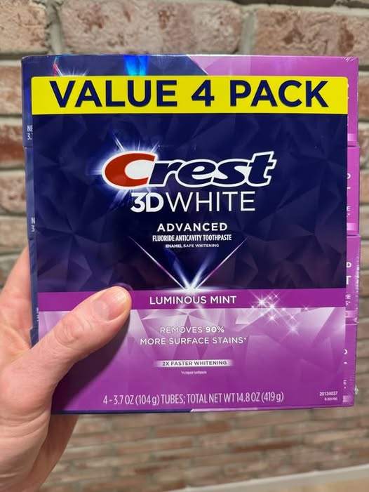 Crest 3D White Advanced Luminous Mint Whitening Toothpaste - Home of ...
